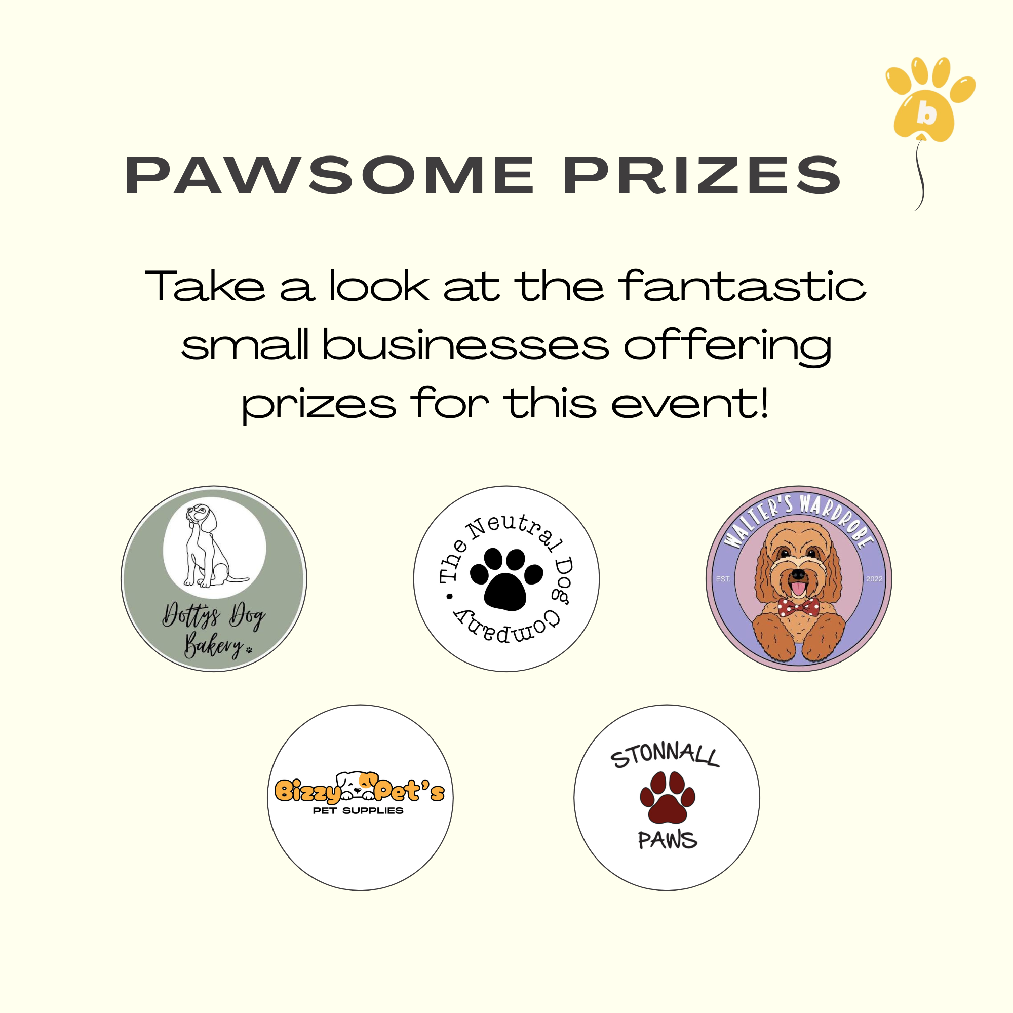 Illustrated details of the Lichfield Dog Quest prize draw